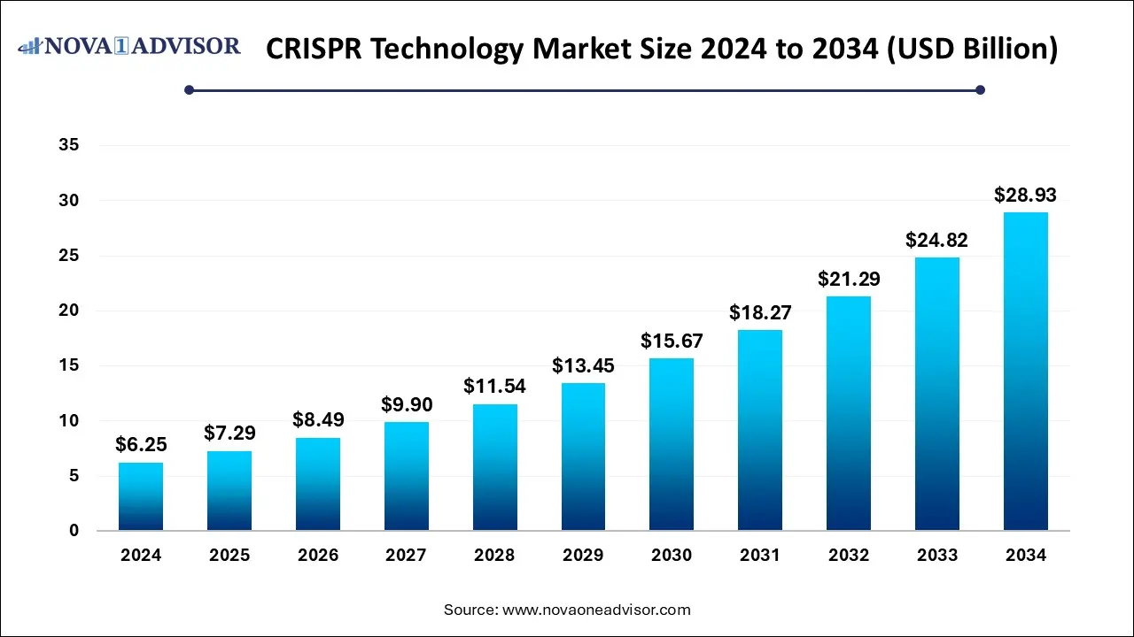 CRISPR Technology Market Size 2024 To 2034