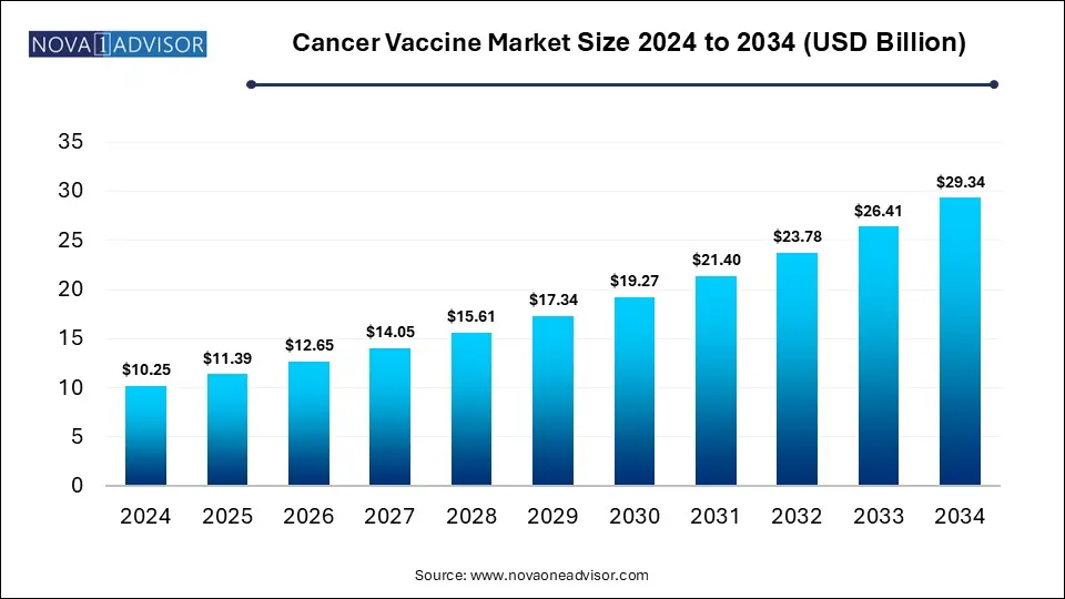 Cancer Vaccines Market Size 2024 To 2034