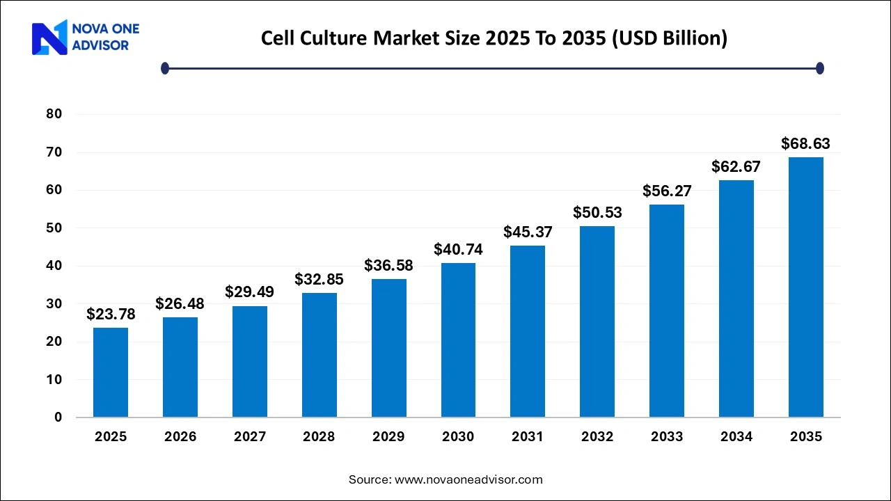 Cell Culture Market Size 2025 To 2035