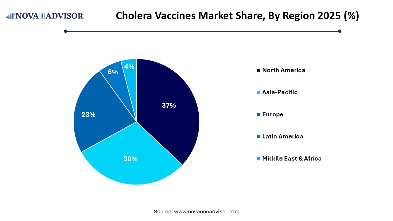 Cholera Vaccines Market Share by Region