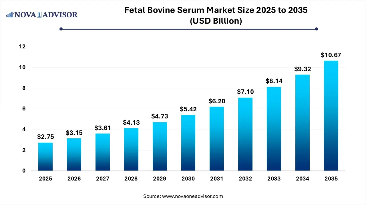 Fetal Bovine Serum Market Size 2025 To 2035