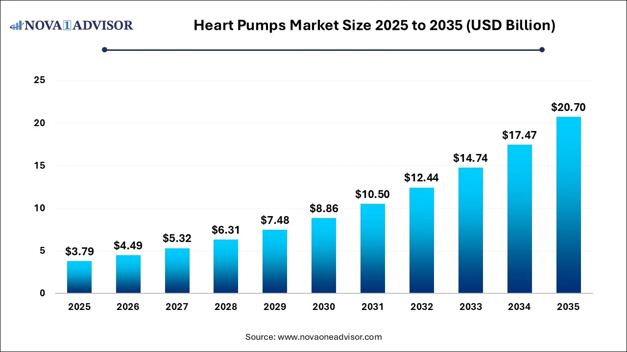 Heart Pumps Market Size 2025 to 2035