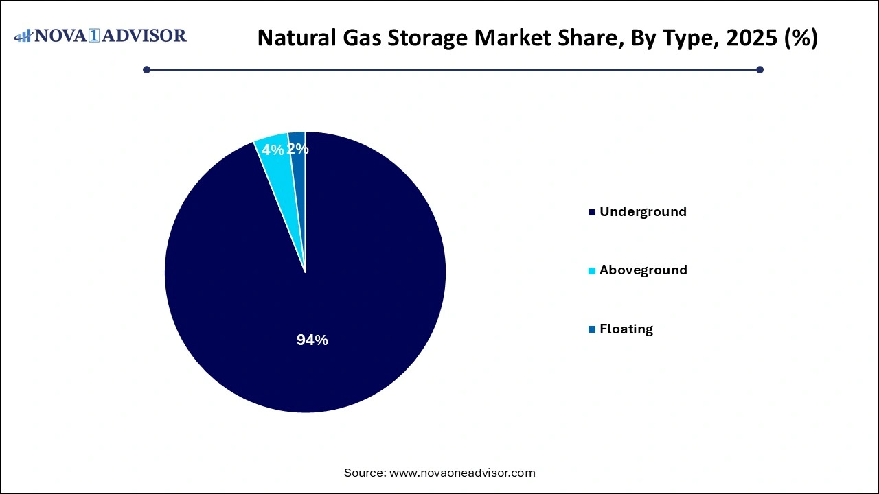 Natural Gas Storage Market Share by By By Type