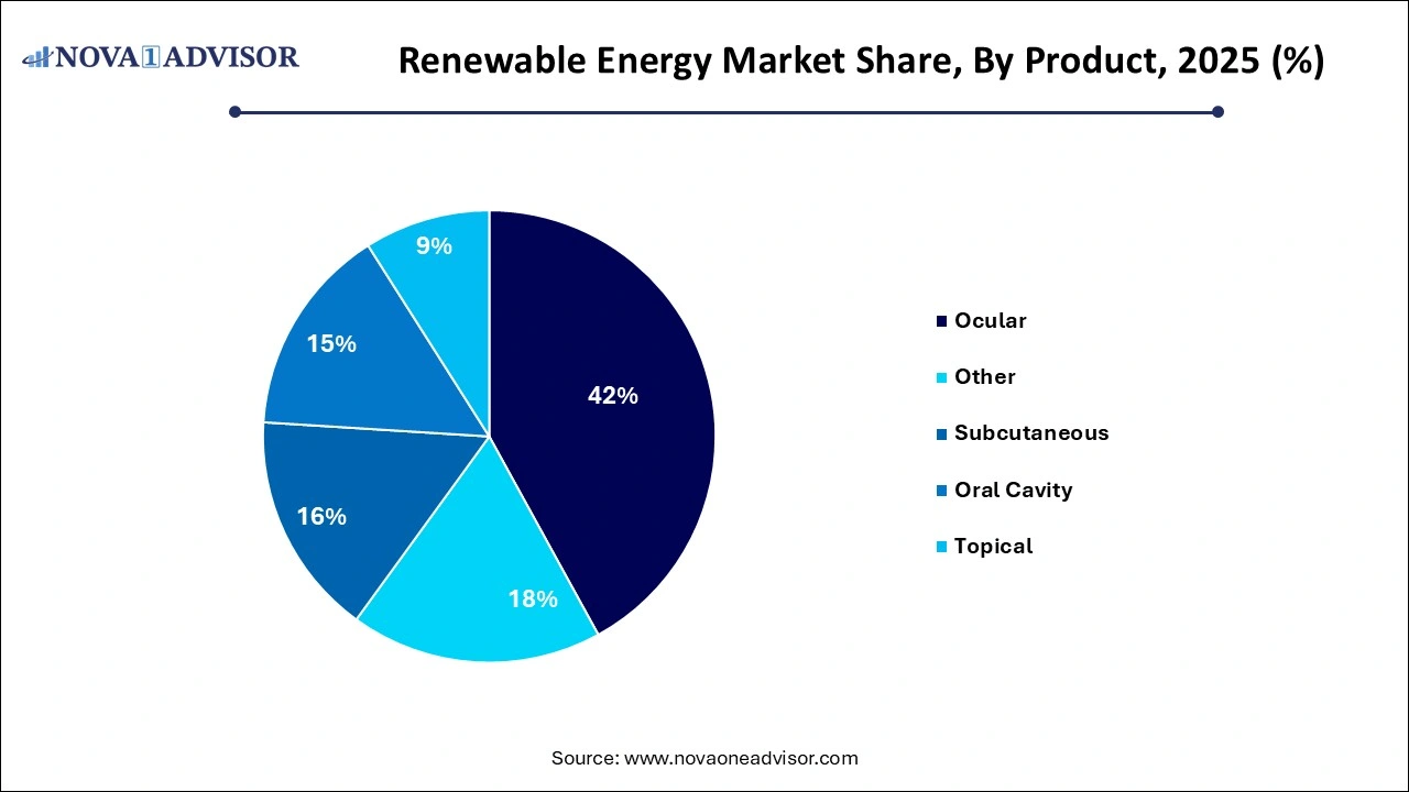 Renewable Energy Market Share by Product