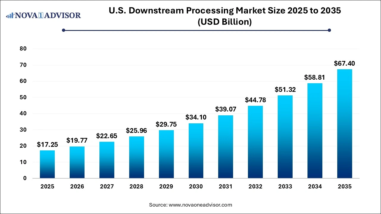 U.S. Downstream Processing Market Size 2025 to 2035 