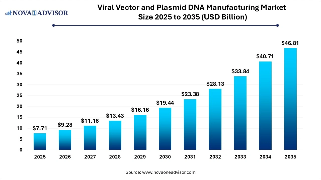 Viral Vector And Plasmid DNA Manufacturing Market Size 2025 to 2035