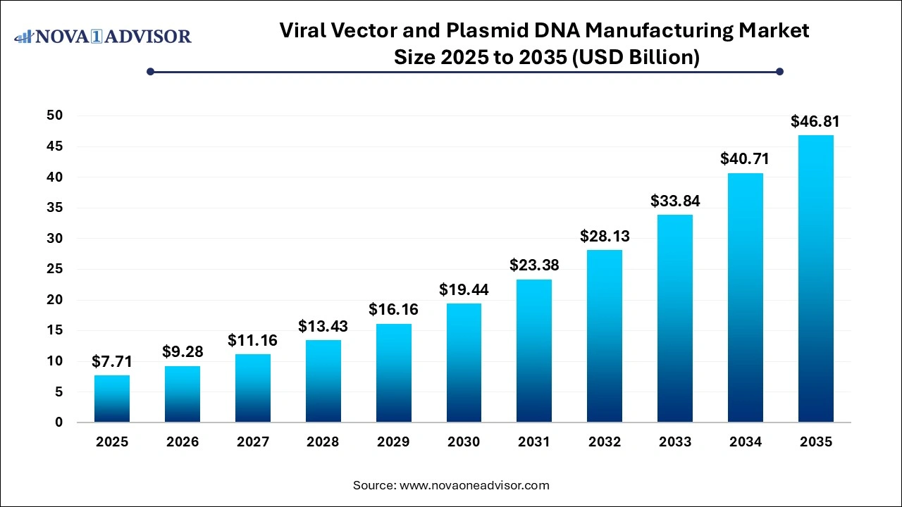 Viral Vectors And Plasmid DNA Manufacturing Market Size 2025 to 2035